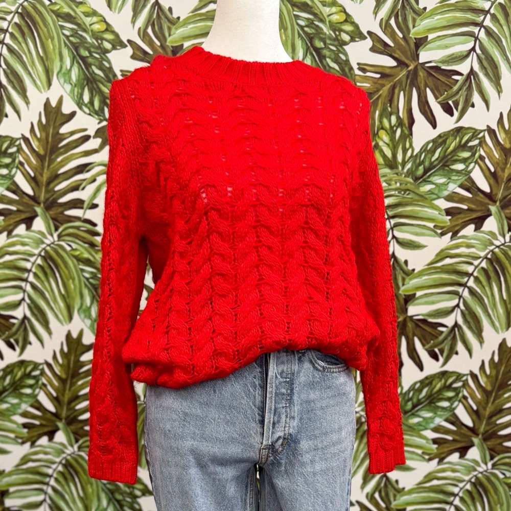 SOLD / JOE Fresh Red Sweater size Medium